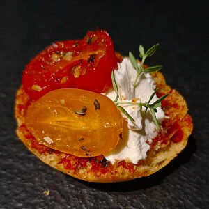 Bruschetta su ricotta